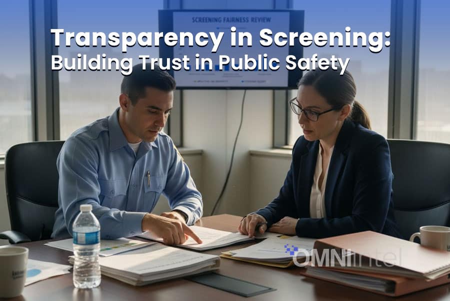 Transparency in Screening Building Trust in Public Safety