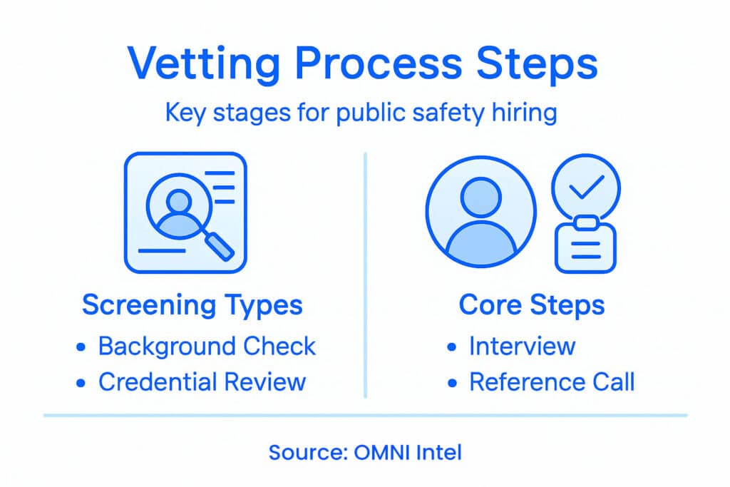 candidate vetting process steps