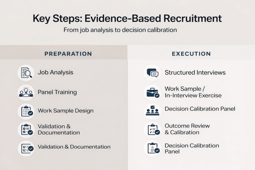 Key Steps Evidence-Based Recruitment