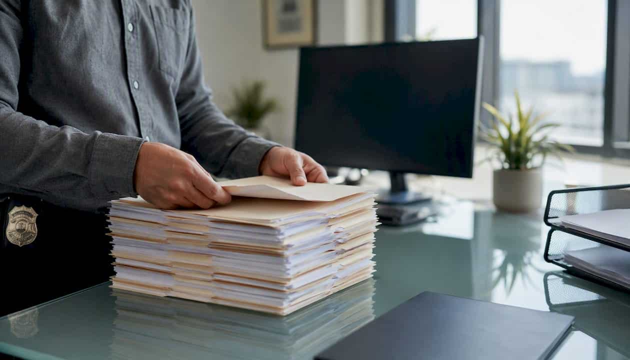 Investigator sorting risk assessment files