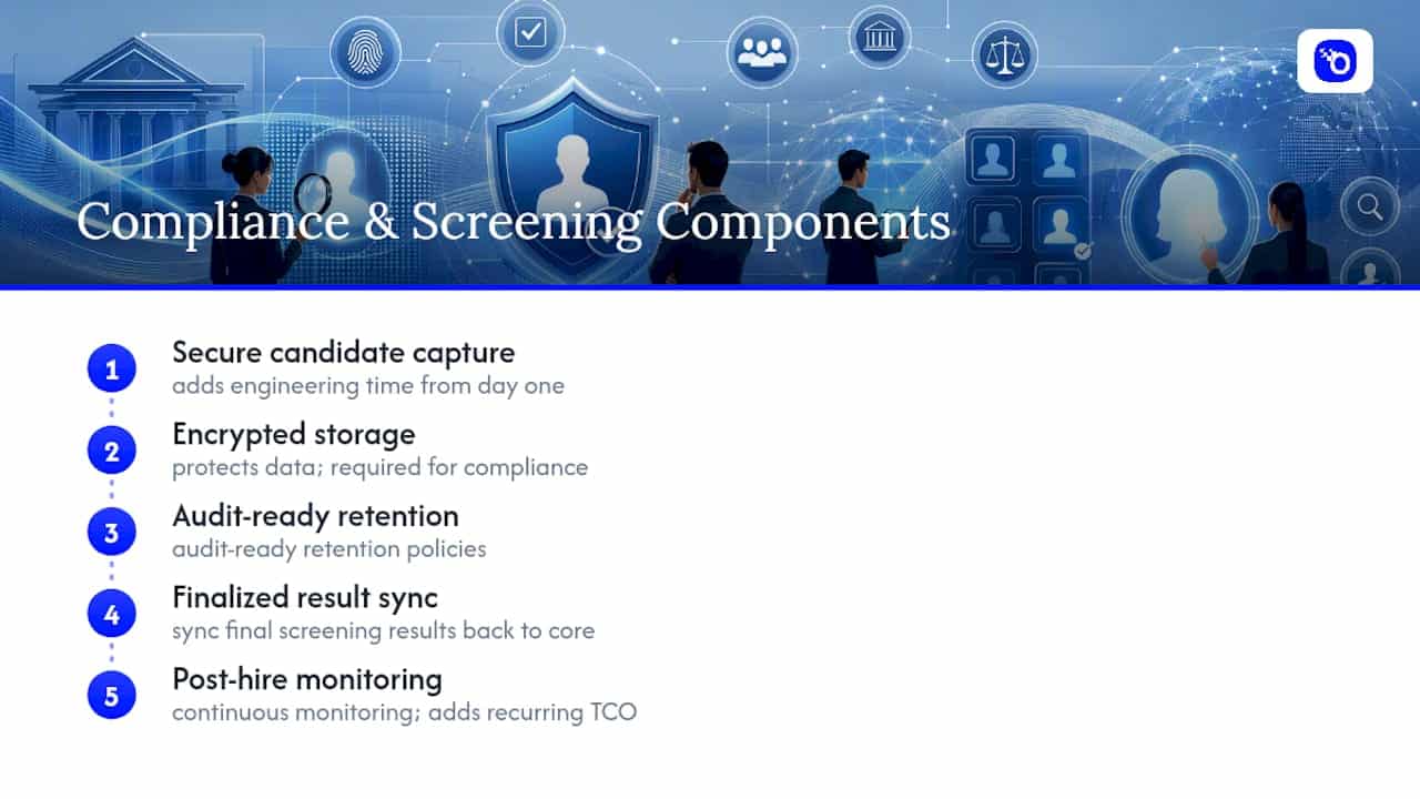 Cost factors in screening integration